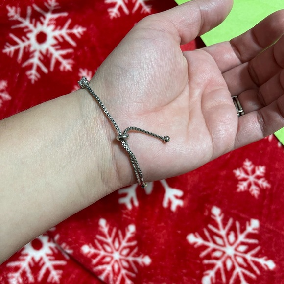 Womens Sterling Silver Cubic Zirconia Tennis Bracelet - Picture 7 of 10